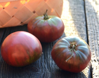 Black Krim Heirloom Tomato Seeds, Beefsteak Tomato, Great for Container Gardens and Salsa Gardens, Open Pollinated Vegetable Seeds Non GMO