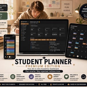 Agenda estudiantil - Edición digital – Organizador académico (HTML)