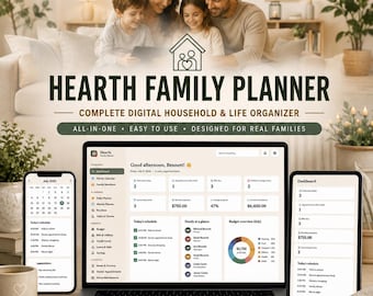 Hearth Family Planner – Complete Digital Household & Life Organizer