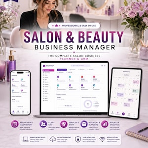 Salon & Beauty Business Manager | HTML Salon CRM And Appointment Management System