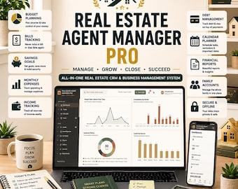 Real Estate Agent CRM | Offline HTML Business Management System
