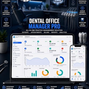 Dental Office Manager Pro | System för hantering av praktik (digital nedladdning)