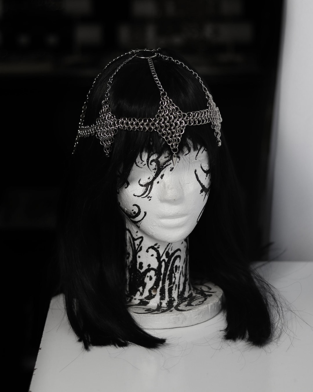 Silver Maiden Chainmail Headpiece | Medieval Chainmail Headdress | Handmade Fantasy Head Jewelry - Etsy Poland