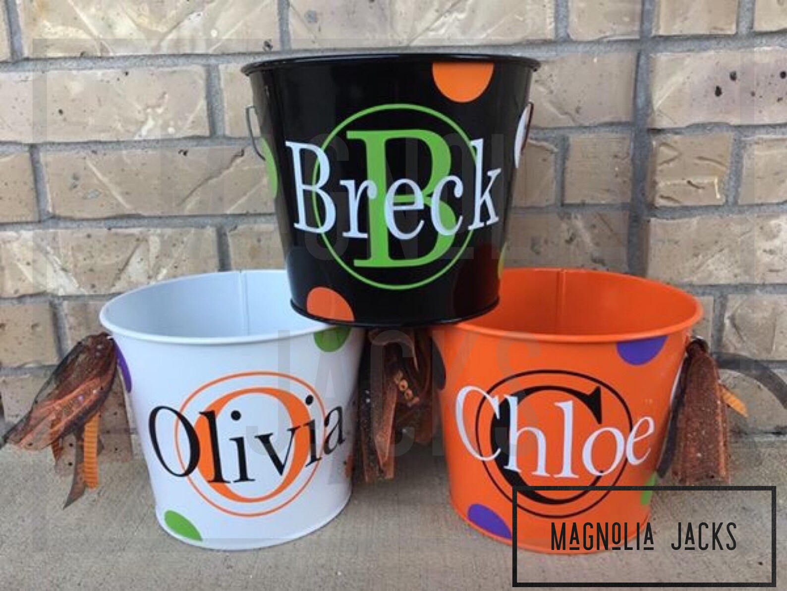 Custom Halloween Trick or Treat Candy Bucket - Etsy