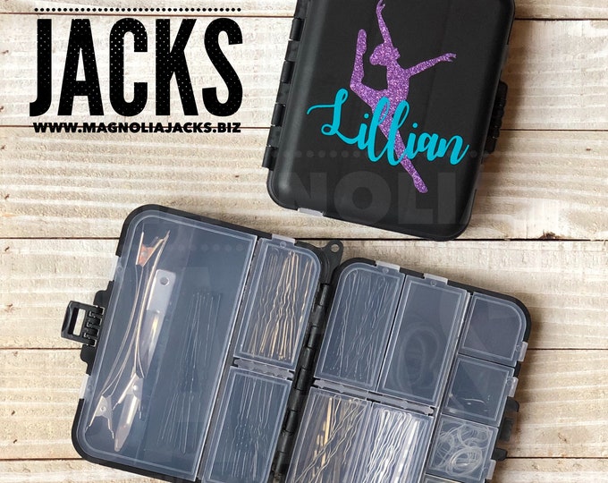 Featured listing image: Competition Hair Kit | Mini Hair Kit | Dance Team Gift | Dancer Gift | Travel Hair Case | Cheerleader | On the Go |
