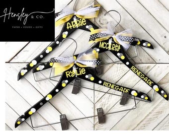 Personalized Cheer Hanger |  Hanger | Cheer Hanger | Custom Cheer Uniform Hanger | Personalized Cheer Uniform Hanger |
