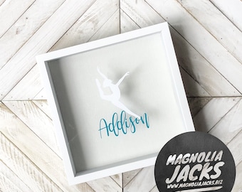 Dance Competition Shadowbox | Pin Holder | Dancer Gift | Showcase Gift | Recital Gift | Competition Gift | Team Gift