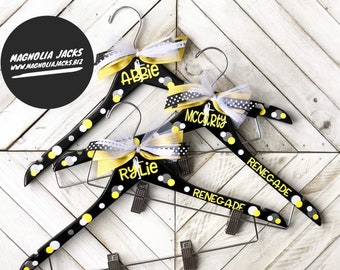 Personalized Cheer Hanger |  Hanger | Cheer Hanger | Custom Cheer Uniform Hanger | Personalized Cheer Uniform Hanger |