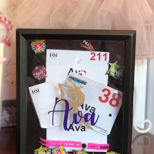 Dance Competition Shadowbox | Pin Holder | Dancer Gift | Showcase Gift | Recital Gift | Competition Gift | Team Gift