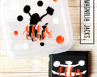 Cheer Bow Box | Cheer Bow Holder | Bow Box | Cheerleading Bow Box | Hair Bow Box | Bow storage box | Hair Bow Organizer | Bow Holder