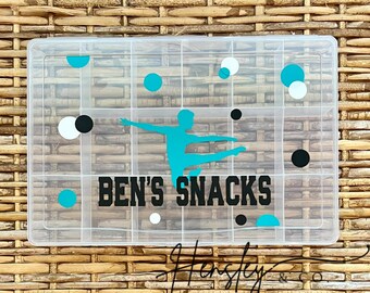 Recital Gift |  Hair Kit | Dance Team Gift | Snack Barre | Travel Hair Case | Bobby Pin Case | Dance Competition Gift | Snack Box