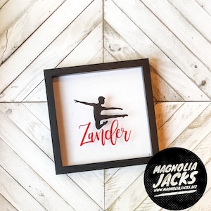 Dance Competition Shadowbox | Pin Holder | Dancer Gift | Showcase Gift | Recital Gift | Competition Gift | Team Gift