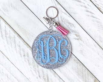 Cheer Keychain | acrylic key chain | Personalized acrylic keychain | Cheerleader | Team gift | Personalized keychain | Senior gift | Tassel