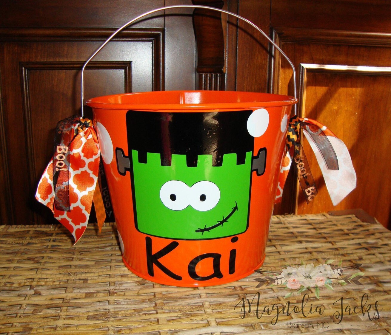 Custom Halloween Trick or Treat Candy Bucket - Etsy