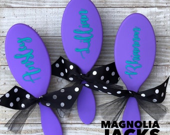 Personalized Hair Brush | Dance Team Gift | Cheer Team Gift | Gymnast Team Gift | Party Favors | Birthday Gift