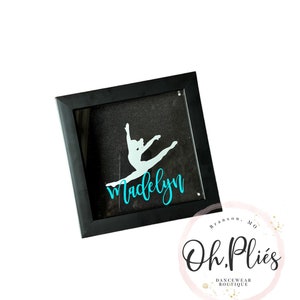 Dance Competition Shadowbox | Pin Holder | Dancer Gift | Showcase Gift | Recital Gift | Competition Gift | Team Gift