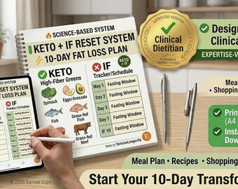 Keto + IF Reset System 10-Day Fat Loss Plan (PDF Download)