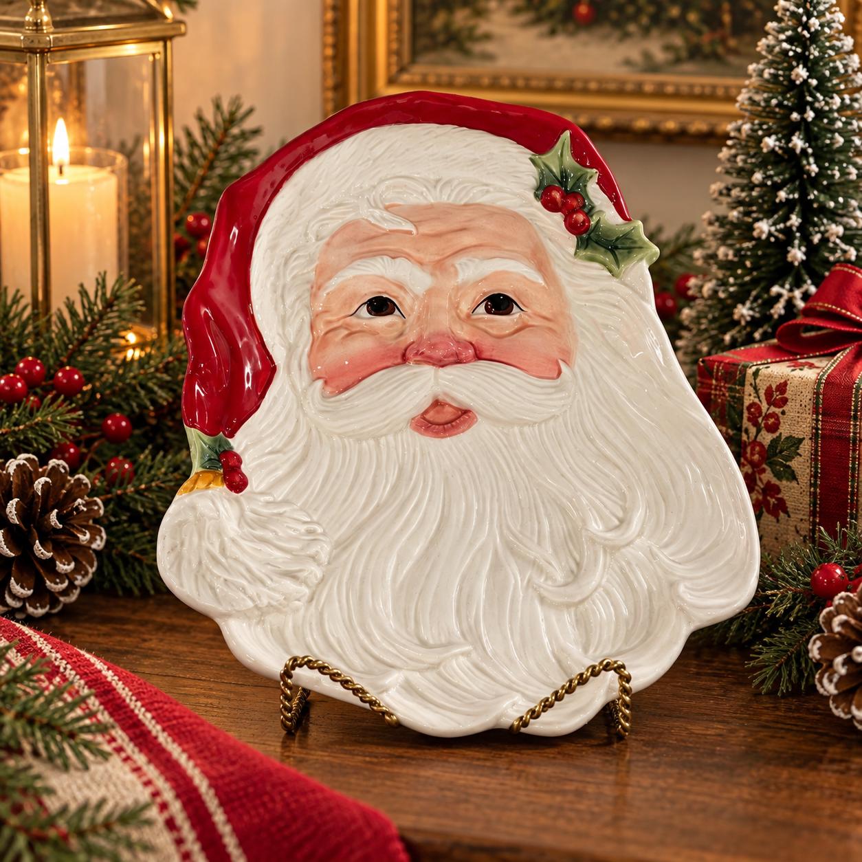 Fitz and Floyd Santa - Etsy