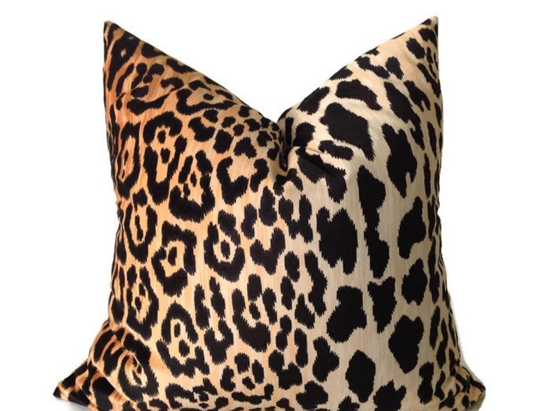 Leopard Velvet Pillow Velvet Pillow Throw Pillow Cheetah Etsy