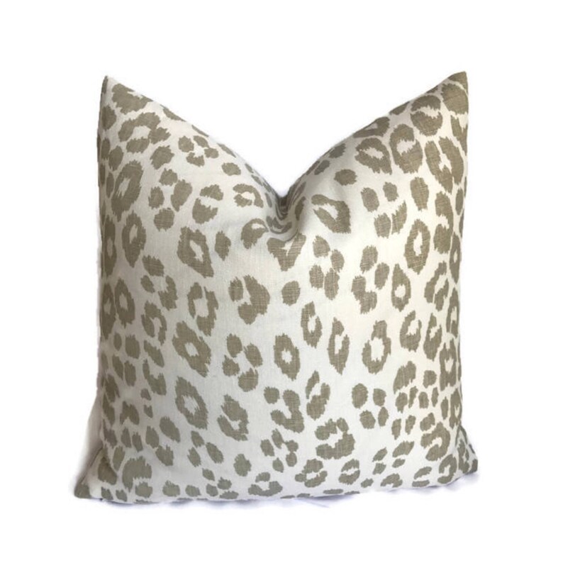 Schumacher Iconic Leopard Print Pillow Cover Designer Pillow Etsy