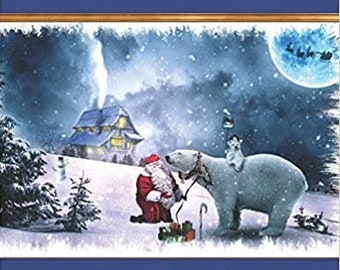 Fantasy of Christmas Grayscale Art Coloring Book