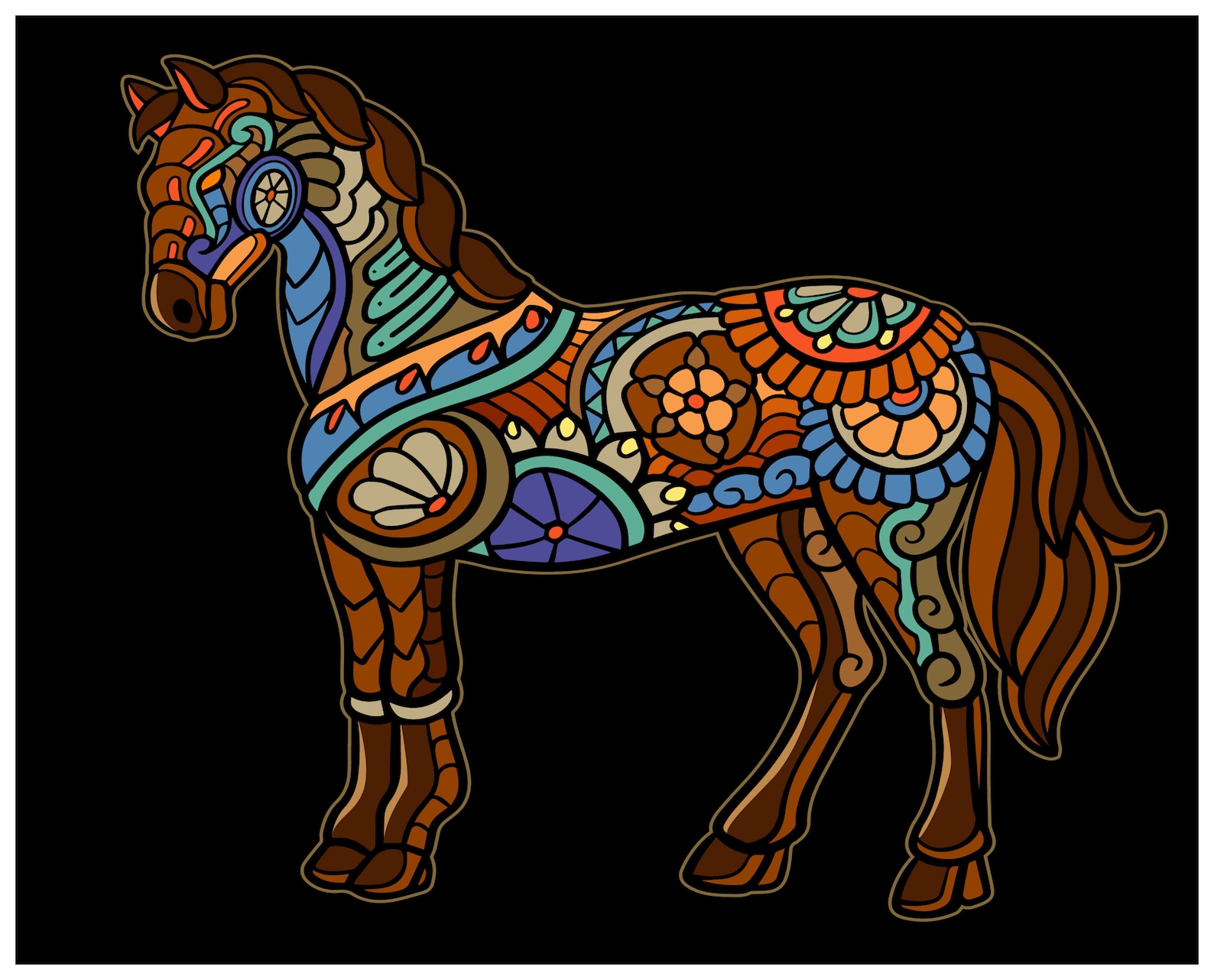 Little Black Book A Horse of a Different Color Etsy