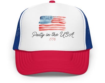 Party in the USA Foam trucker hat