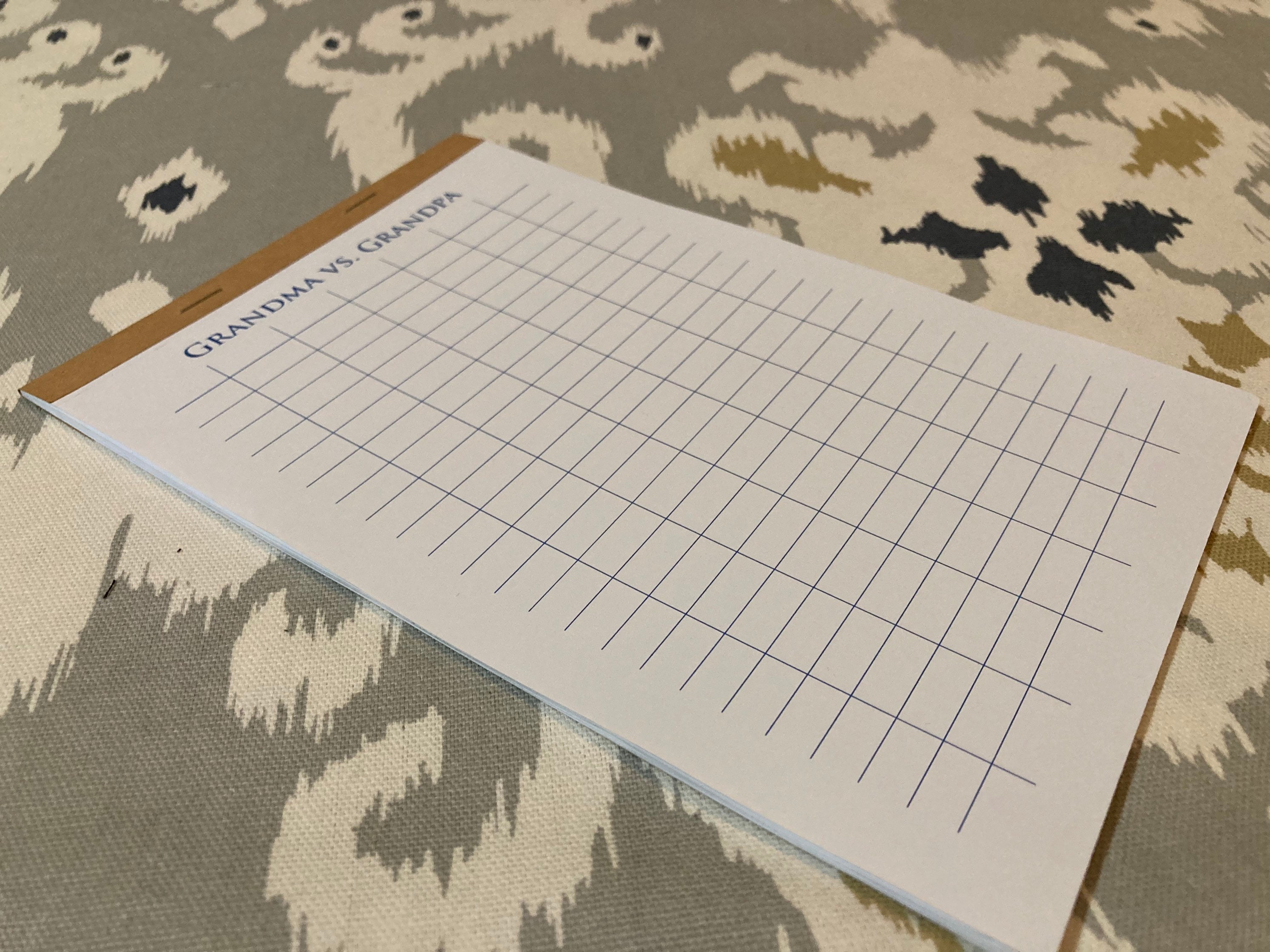 Personalized Game Scorecard Notepad: Family Game Night Score Sheets - Etsy