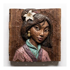 Folk carved relief - Etsy 日本