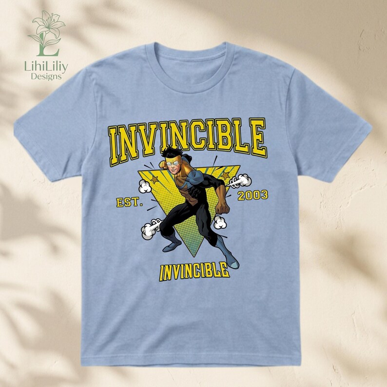 Invincible Mark Grayson Comic T-shirt, Uperhero Shirt, Superhero ...