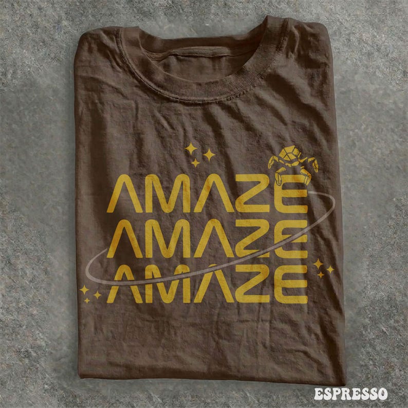 Vintage Amaze Rocky Alien Shirt, Sci-Fi Quote Graphic Tee, Book Lover Fan Style, Comfort Colors® Project Hail Mary, image 4