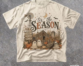 vintage 'Tis The Season Pumpkins-shirt, vintage Halloween-T-shirt, Y2K Halloween, vintage Halloween Comfort Colors®