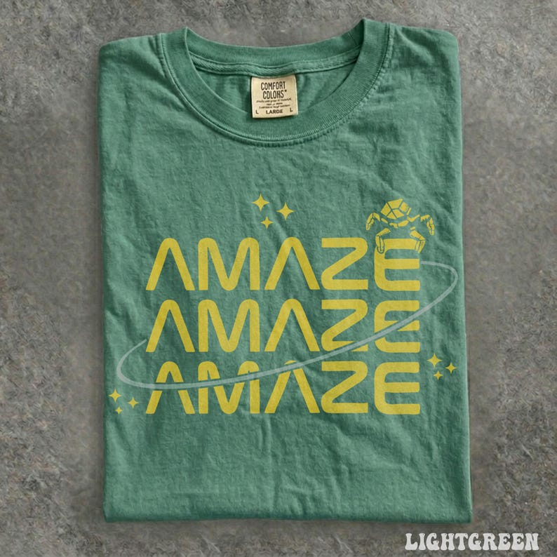 Vintage Amaze Rocky Alien Shirt, Sci-Fi Quote Graphic Tee, Book Lover Fan Style, Comfort Colors® Project Hail Mary, image 2