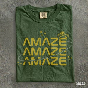 Vintage Amaze Rocky Alien Shirt, Sci-Fi Quote Graphic Tee, Book Lover Fan Style, Comfort Colors® Project Hail Mary, image 3