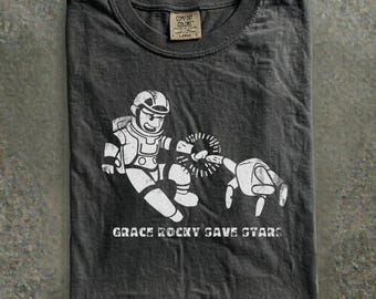 Grace Rocky Save Stars-shirt, Rocky Alien Friendship Sci-Fi Space-shirt met grafische print, Project Hail Mary