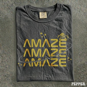 Vintage Amaze Rocky Alien Shirt, Sci-Fi Quote Graphic Tee, Book Lover Fan Style, Comfort Colors® Project Hail Mary, image 1