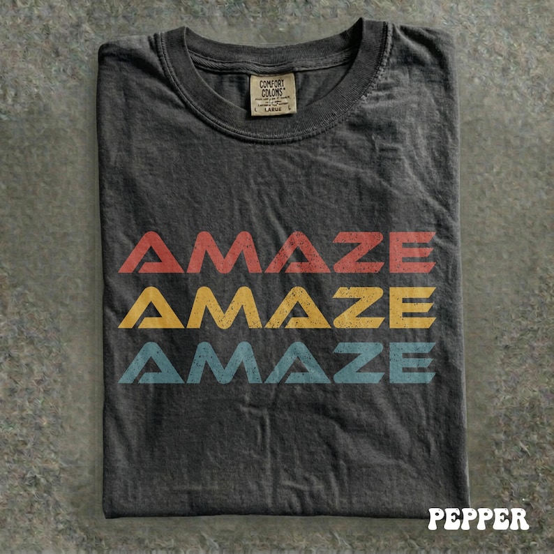 Vintage Amaze Rocky Alien Shirt, Funny Sci-Fi Quote Space Graphic Tee, Project Hail Mary Inspired Design, Comfort Colors®, Unisex Shirt image 6
