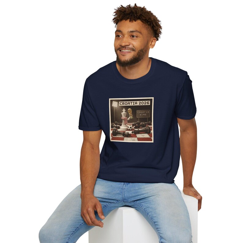 Croatia 2026 Chess King Pawn design T-Shirt | Soccer World Cup Croatia Wins image 14