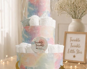 Pastel de pañales, centro de mesa para baby shower, regalo de decoración