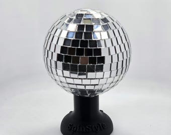 Discobal platenspeler topper | Draaiende decoratie voor draaitafels | SpinStyle