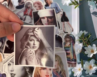 Swiftie Fan Sticker Pack | 50 Large Waterproof Vinyl Stickers (Daily Life, Fashion)