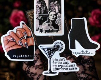 Zestaw naklejek Reputation Swiftie | Kolekcja albumów dla fanów