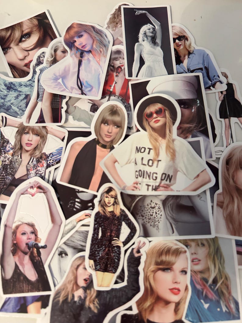 Swiftie Fan Sticker Pack | 50 Large Waterproof Vinyl Stickers (Daily Life, Fashion) image 14