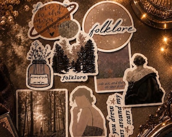 Swiftie Folklore Exile Sticker Value Pack | Taylor Fan Album Collection Cottage core Cozy