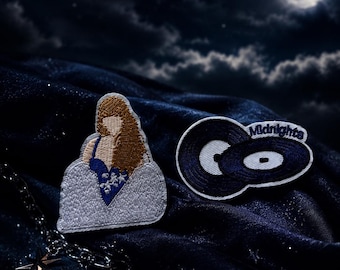 Swiftie Midnight Inspired Iron-On Patch | Embroidered Patch | Fan Collection Gift for Jackets, Bags & Denim