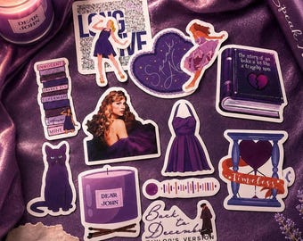 Swiftie Speak Now Sticker Value Pack | Fan Purple Album Collection Gift