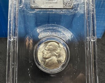 1943 P 5c Jefferson Silver World War 2 Nickel CLCC MS66 Gem BU Certified