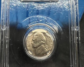 1983 P 5c Jefferson Nickel Quarter Sized Broadstrike Error Coun MS66 5FS Full Steps Certified
