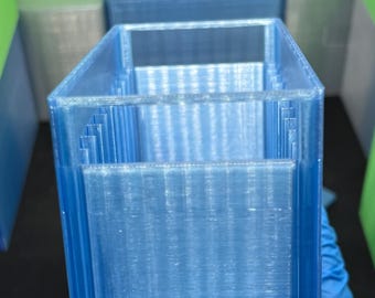 Sapphire Blue Crystal 10 Coin Storage Box For PCGS Anacs NGC CLCC Rigid Stacking