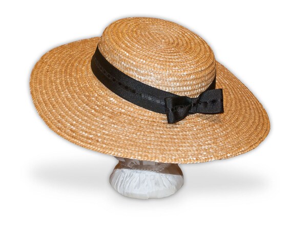 Victorian / Civil War Straw Hat 